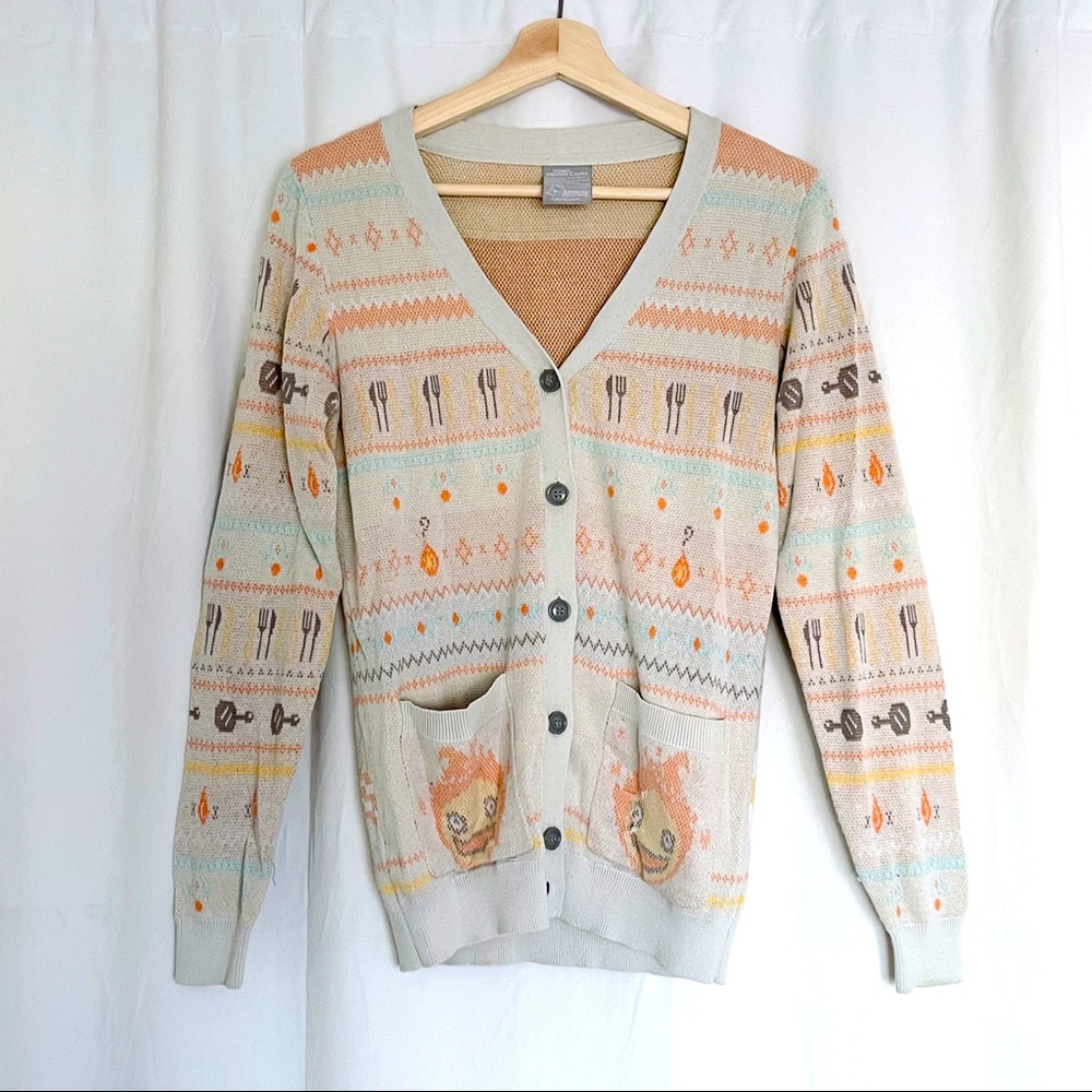 Howls Moving Castle Calcifer Cardigan